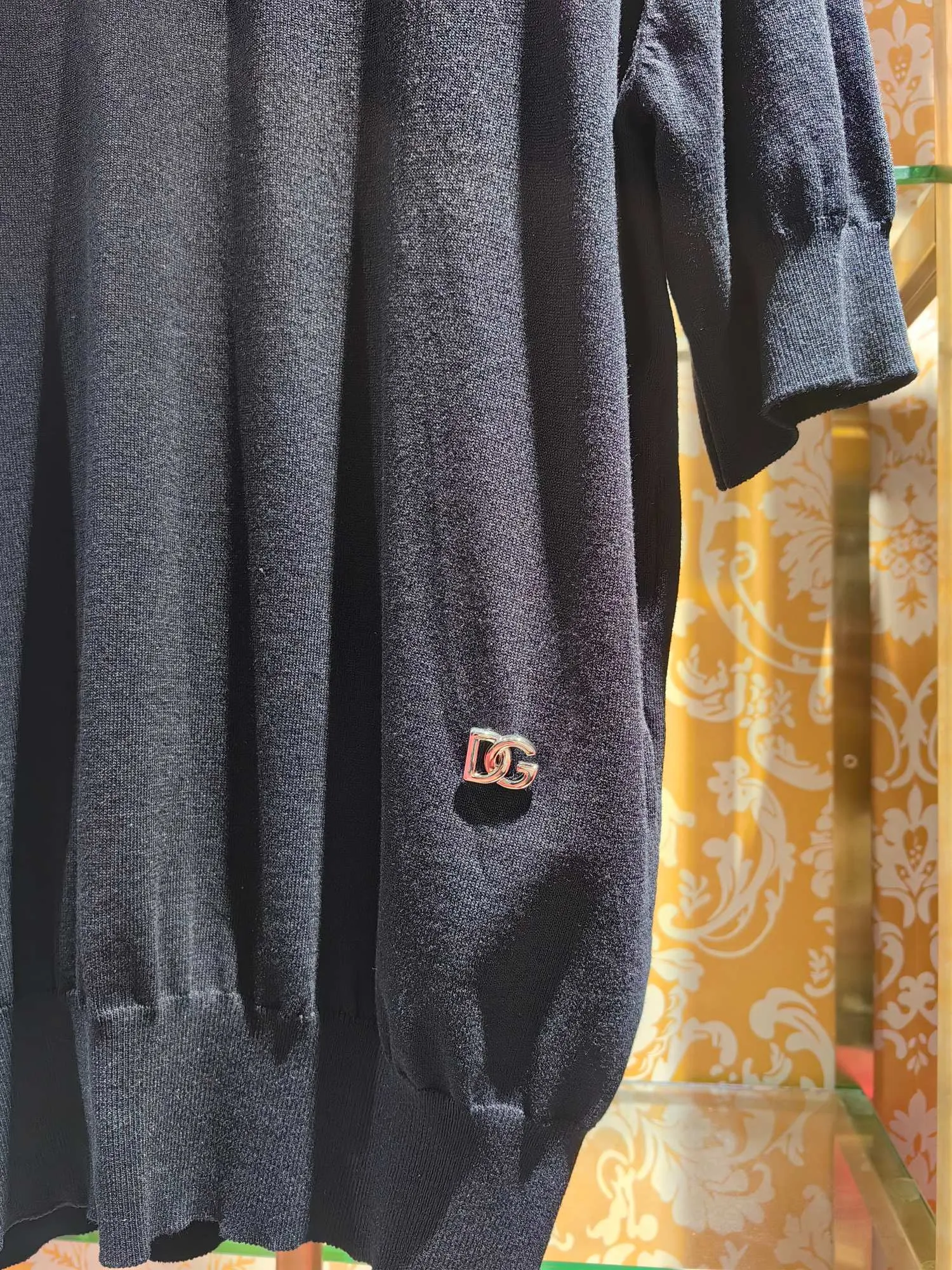 𝘿𝙊𝙇𝘾𝙀 & 𝙂𝘼𝘽𝘽𝘼𝙉𝘼 2025/ss New Arrival polo 14 Breathable Black Sizes 46 48 50 52
